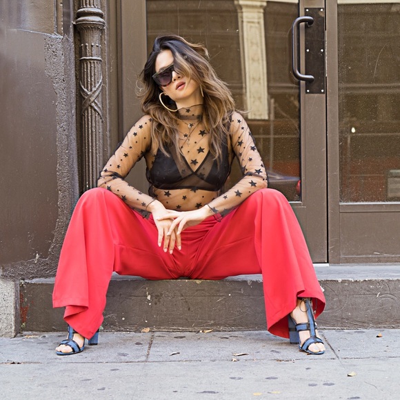 Denim Chunky High Heel Shoes - Picture 7 of 7